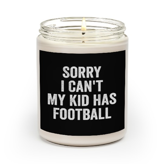 Football Parent Football Mom Dad Funny Scented Candles