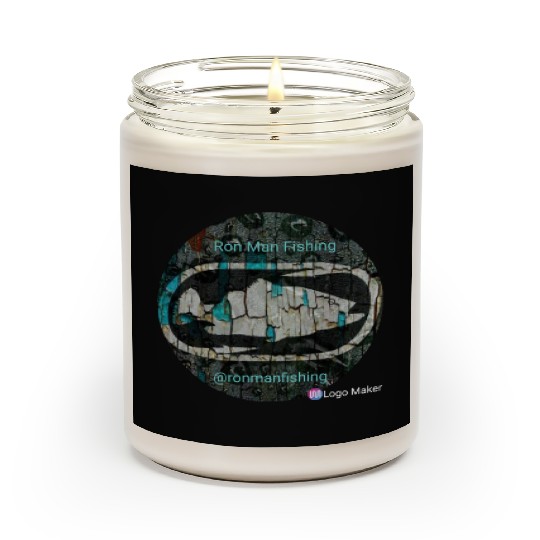 Ron Man Fishing Logo Scented Candles