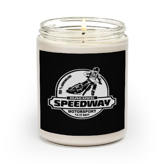 Motorcycle Speedway Racing Scented Candles