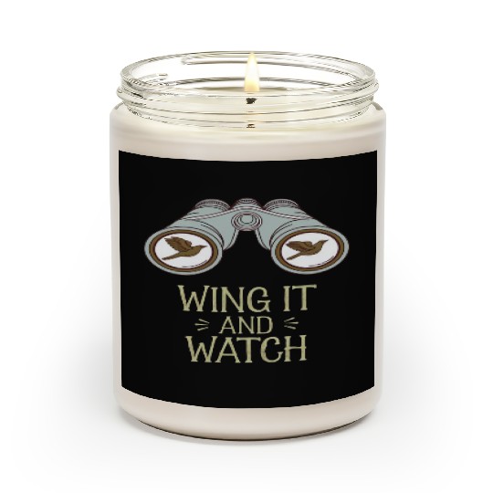 Wing It and Watch Birdwatching Nature Adventure Scented Candles