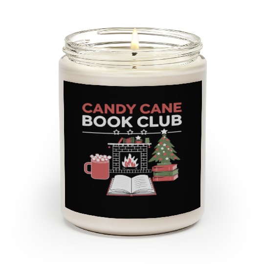 Bookish Christmas Candy Cane Book Club Bookish Scented Candles