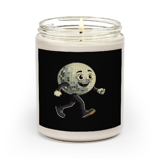 Disco Ball Walking - Retro Funk in Motion Scented Candles