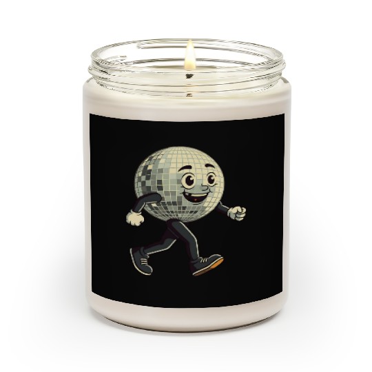Disco Ball Walking - Retro Funk in Motion Scented Candles
