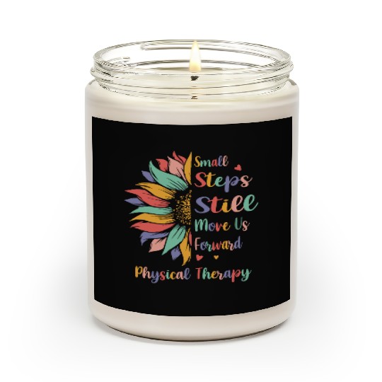 Small Steps Still Move Us Forward Physical Therapy Scented Candles