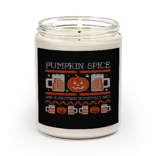 Pumpkin Spice Halloween Drink Scented Candles