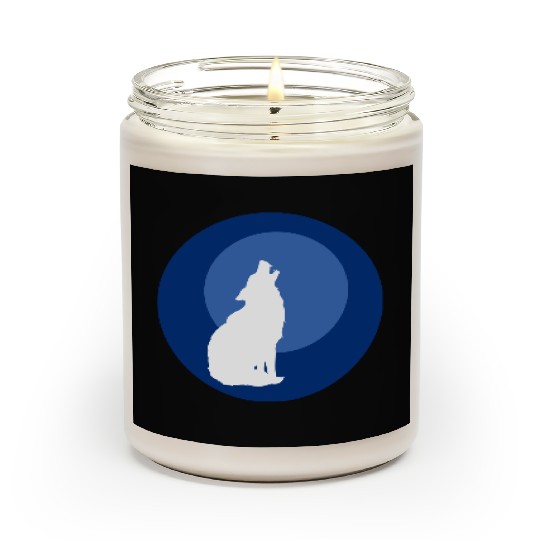 Wolf Moon Nature Vector Scented Candles