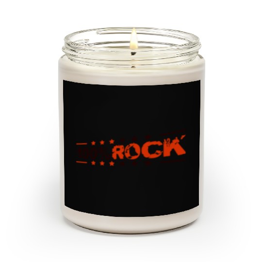 100 % Percent Rock Heavy Metal Music Text Logo Scented Candles