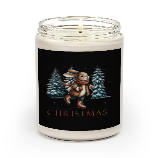 Squirrel Skating: Waiting for Christmas Fun Scented Candles