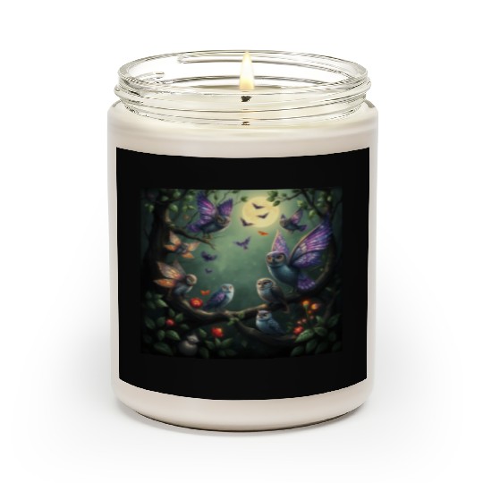 Enchanted Forest Creatures Halloween Ideas Scented Candles