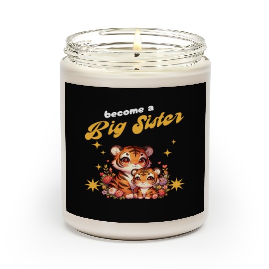 Soon I Will Be A Big Sister Sweet Tigers Scented Candles