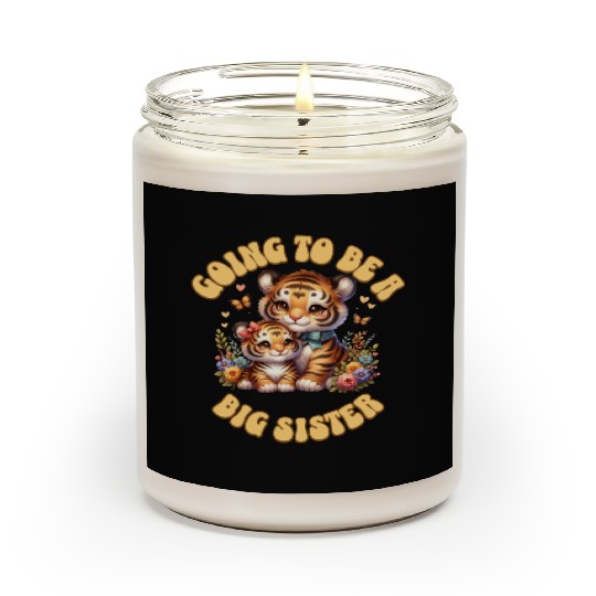 Become A Big Sister Sweet Tiger Scented Candles
