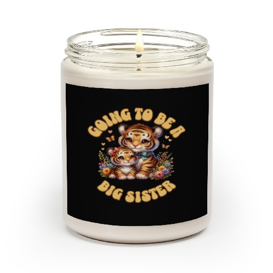 Become A Big Sister Sweet Tiger Scented Candles