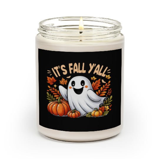 Retro It s Fall Y all Pumpkin Spice Latte Scented Candles