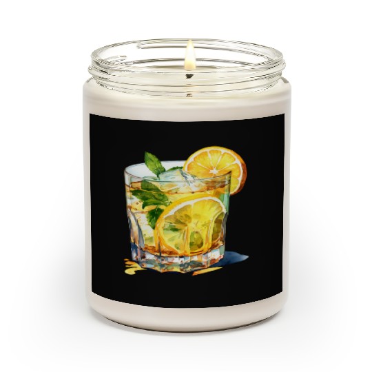 Lemonade Cocktail Drink Scented Candles