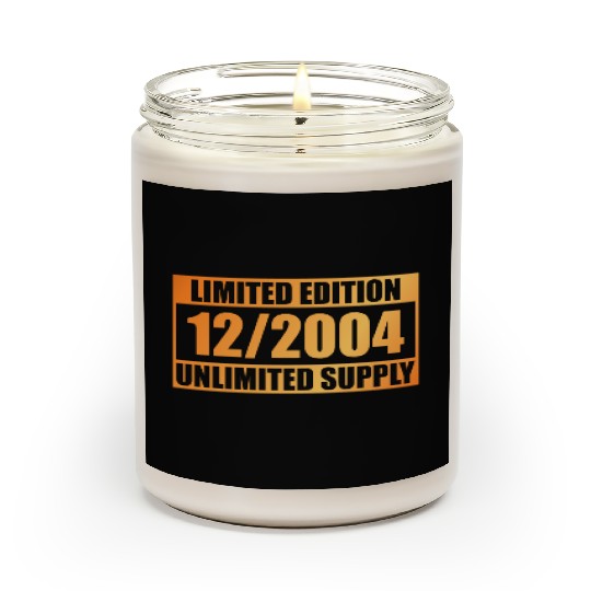 20th birthday Limited Edition - ꝏ Supply 12/2004 Scented Candles
