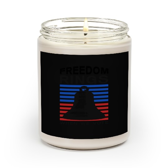 Freedom Rings When We Vote - Election Scented Candles