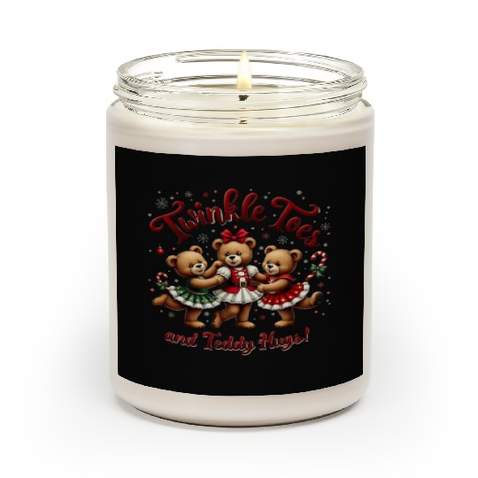 Teddy Bear Ballet Scented Candles