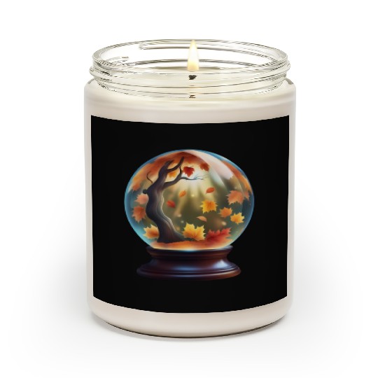Autumn crystal ball. Scented Candles
