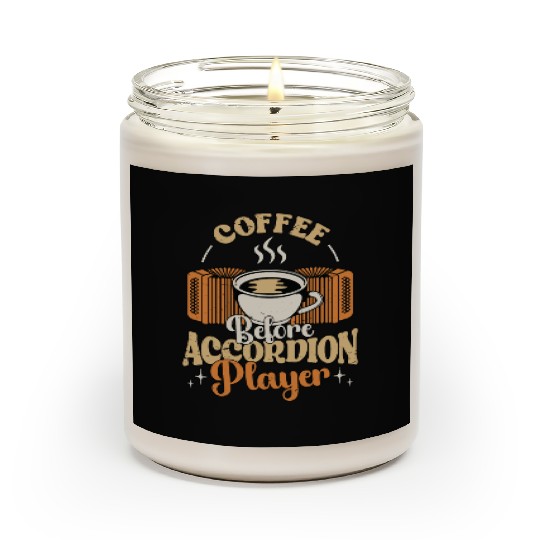 Accordion Player Coffee Country Music Coffee Lover Scented Candles