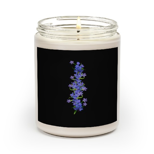 evergreen blue flowers blue blooms Scented Candles