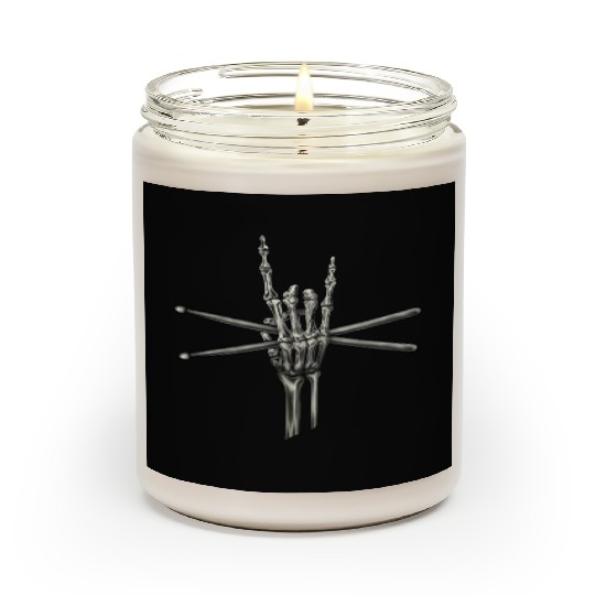 Skeleton Hand Drumsticks Scented Candles