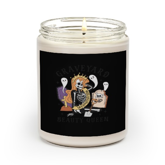 Graveyard Beauty Queen: Spooky & Funny Halloween Scented Candles