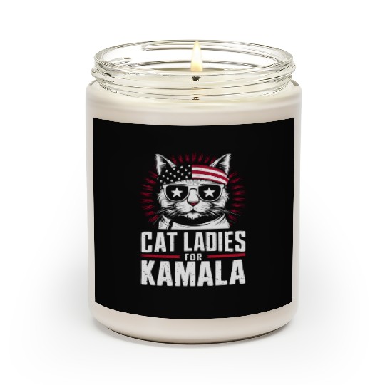 Kamala Harris Cat Ladies 2024 Scented Candles