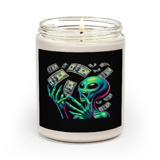 Alien Money Splash Scented Candles
