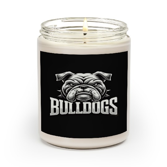 Bulldogs Mascot Back To School Team Spirit Scented Candles