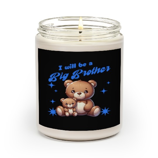 I'm Going To Be A Big Brother Cute Teddy Bears, Scented Candles