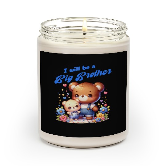 I'm Going To Be A Big Brother Cute Teddy Bears, Scented Candles