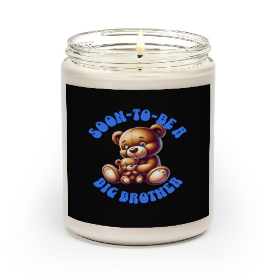 I'm Going To Be A Big Brother Cute Teddy Bears, Scented Candles