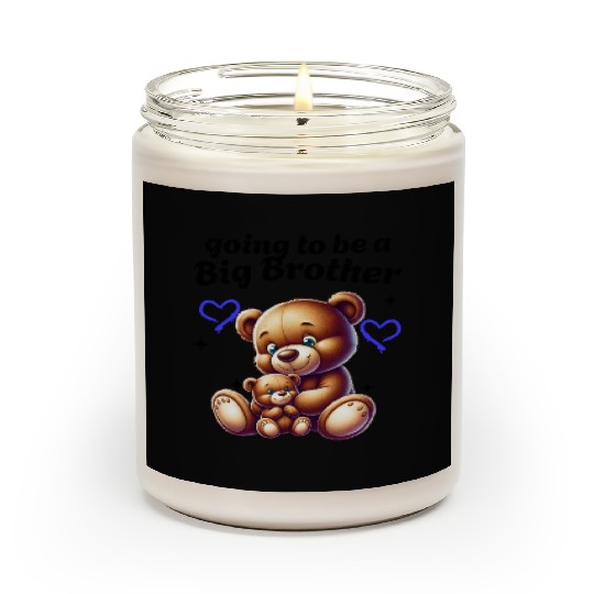 I'm Going To Be A Big Brother Cute Teddy Bears, Scented Candles