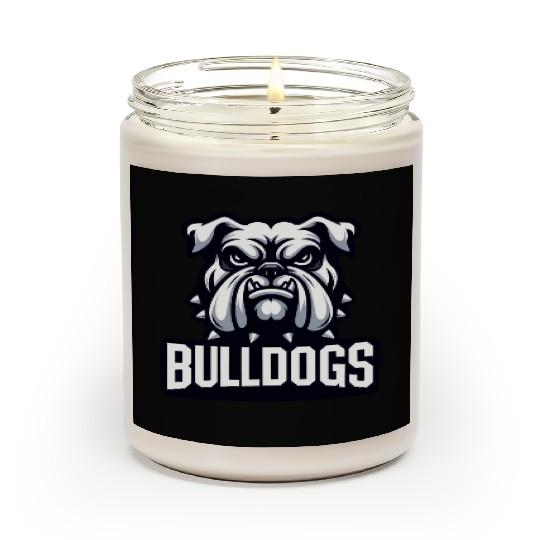 Bulldogs Mascot Back To School Team Spirit Scented Candles