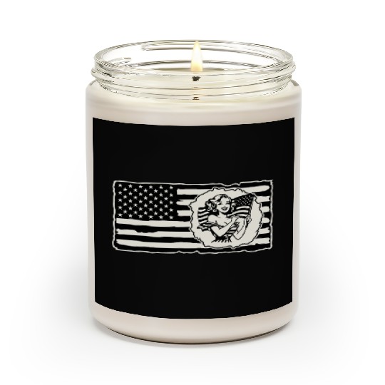 Retro Flag Girl © LIKE US ON FACEBOOK # Scented Candles