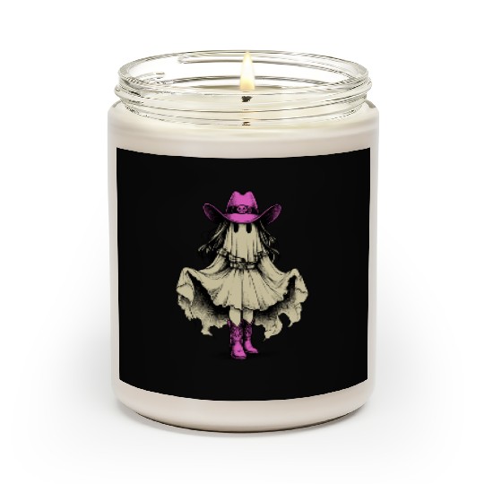 Ghost Cowgirl Western Y2k Scented Candles