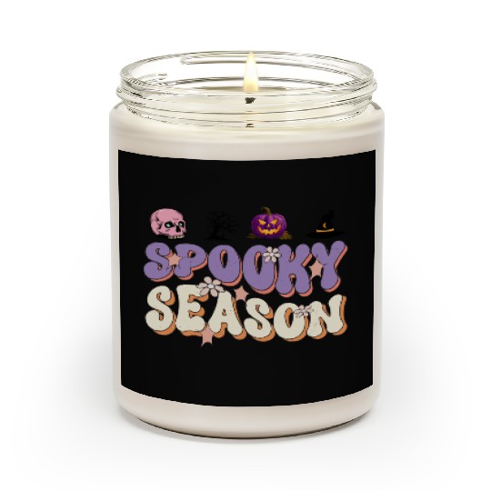 Spooky Season Scented Candles Design