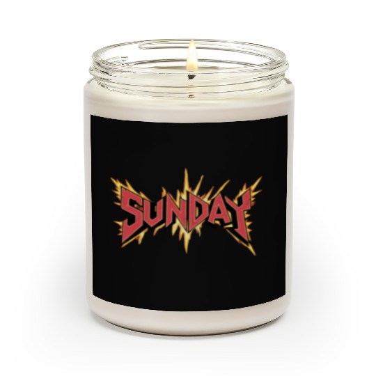 Sunday Rock Anthem, Cool Sunday Scented Candles