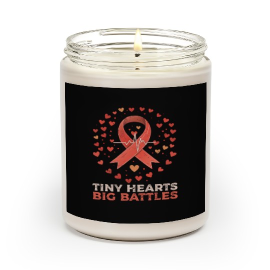 CHD Awareness Tiny Hearts, Big Battles Scented Candles