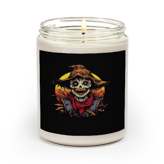 Cartoon Horror Scarecrow Scented Candles
