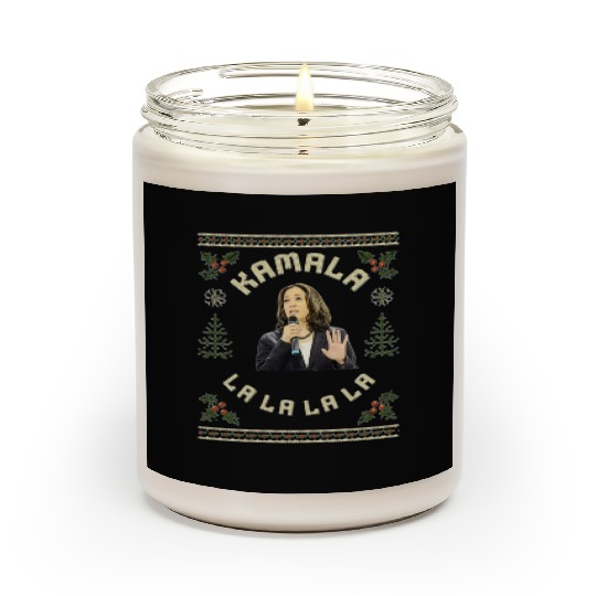 Kamala Harris singing Christmas Carol Scented Candles