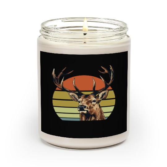 Hunting Elk Deer Funny Hunter Scented Candles