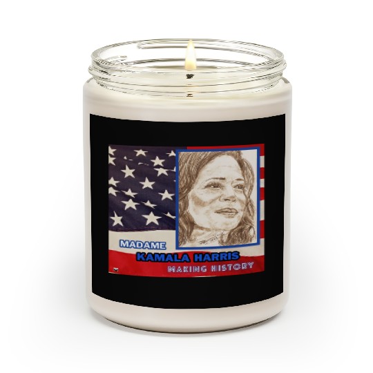 Kamala Harris-Making History-You Are Too. Scented Candles
