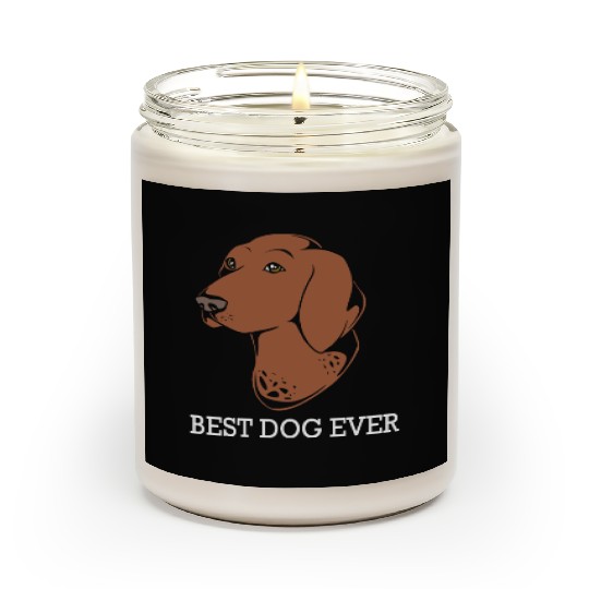 Best Dog Ever GSP Lover German Shorthaired Pointer Scented Candles