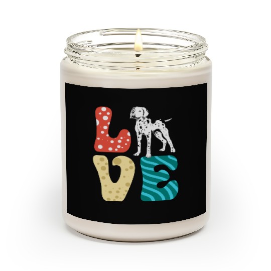 I Love My German Shorthaired Pointer Scented Candles