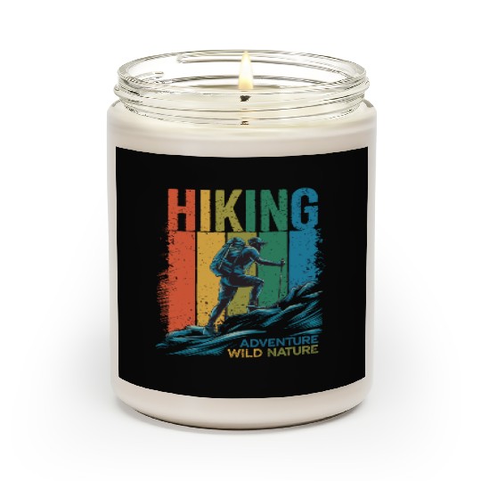 Hiking Adventure Wild Nature for a Hiker Scented Candles