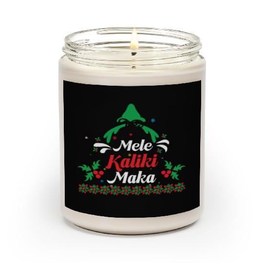 Mele Kalikimaka Scented Candles For Women Hawaiian Hawaii Chri