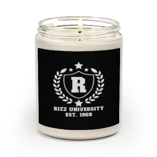 Rizz University Est. 1969 Rizz Academy Rizzlerrizz Scented Candles