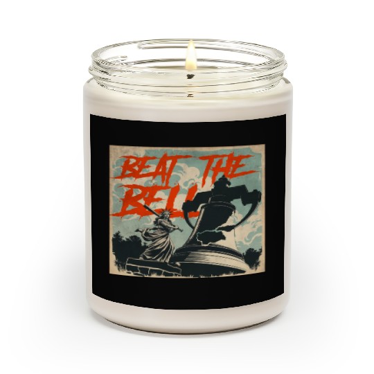 Queen of Liberty use baseball bat to beat the bell Scented Candles