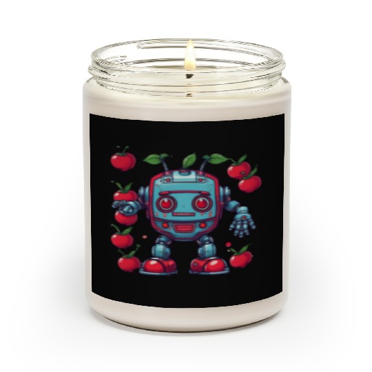 Robot Cherry Scented Candles